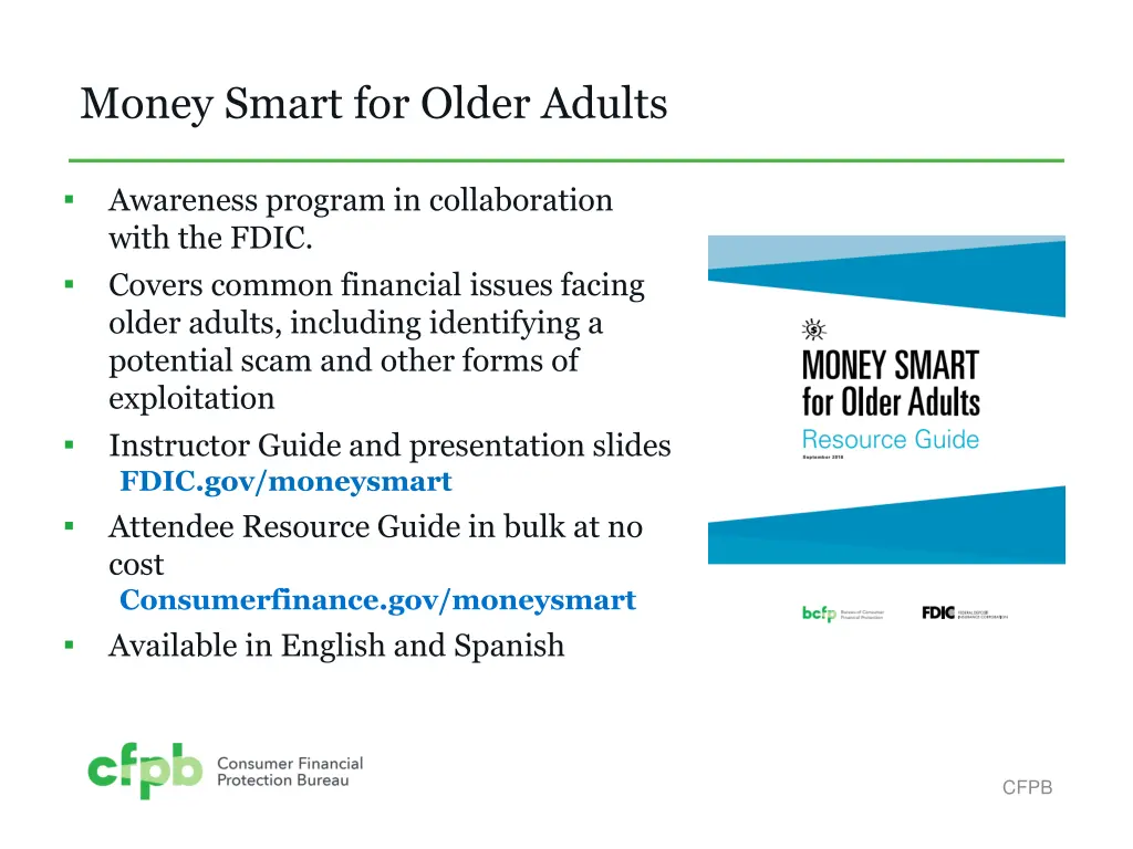 money smart for older adults