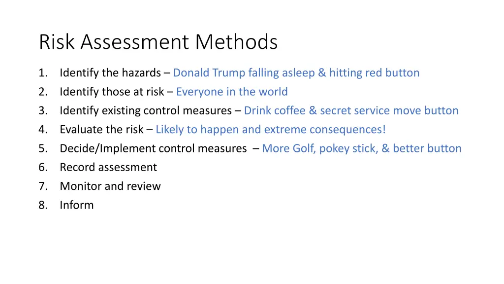 risk assessment methods 5