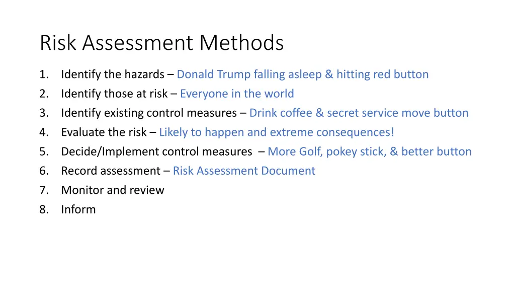 risk assessment methods 6