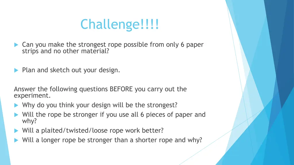 challenge