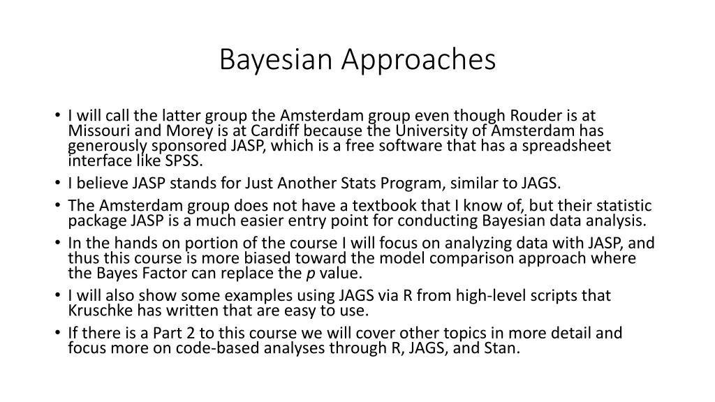 bayesian approaches 2