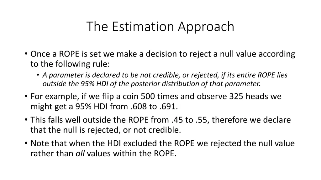 the estimation approach 2
