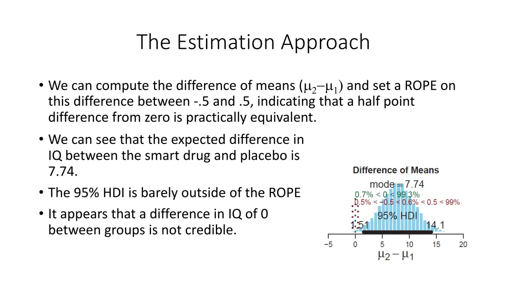 the estimation approach 7