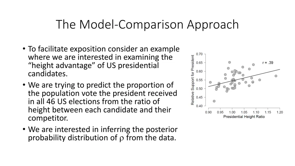 the model comparison approach 2