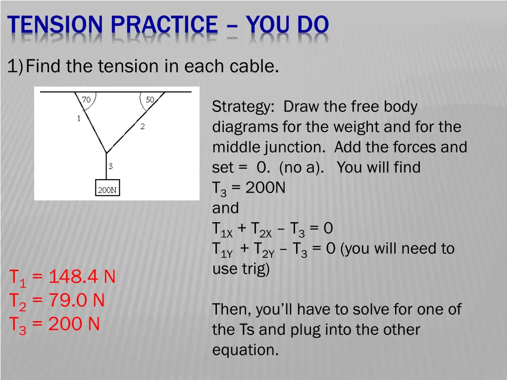 tension practice you do 1
