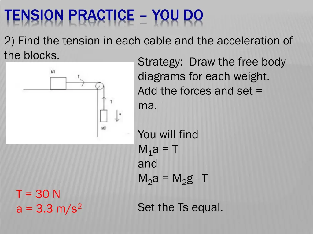 tension practice you do 2