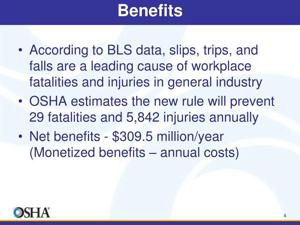 benefits
