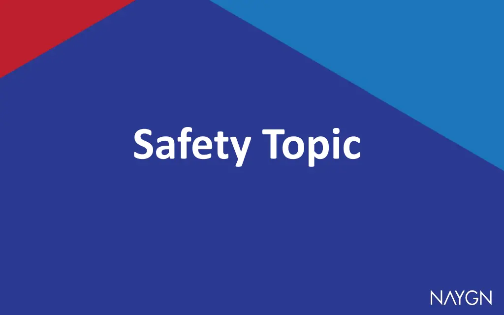 safety topic