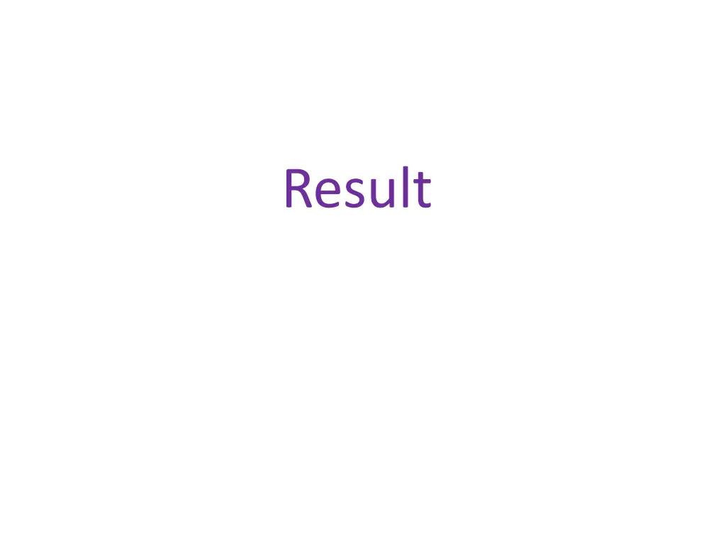 result