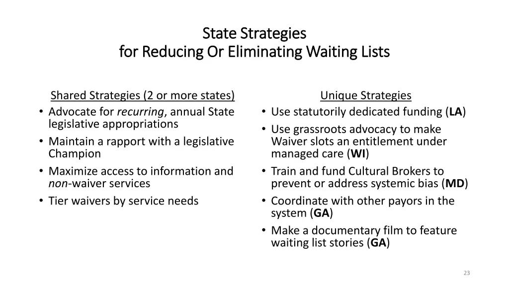 state strategies state strategies