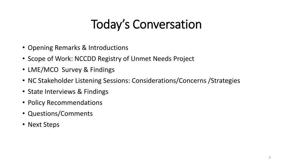 today s conversation today s conversation
