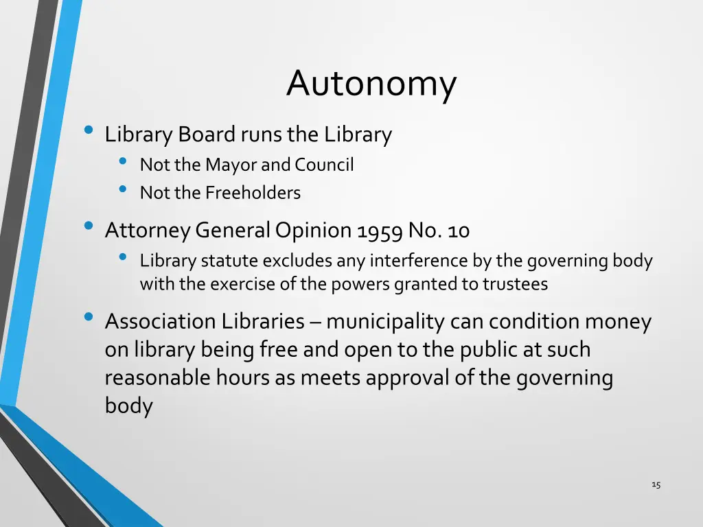autonomy