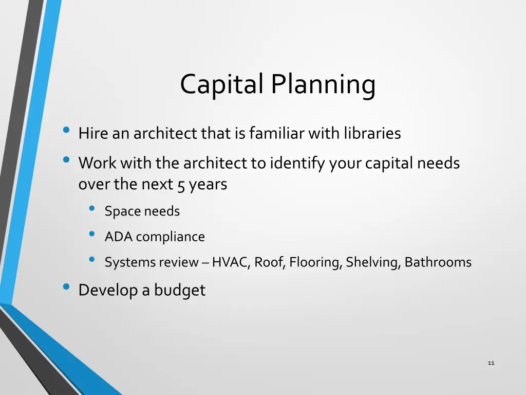 capital planning