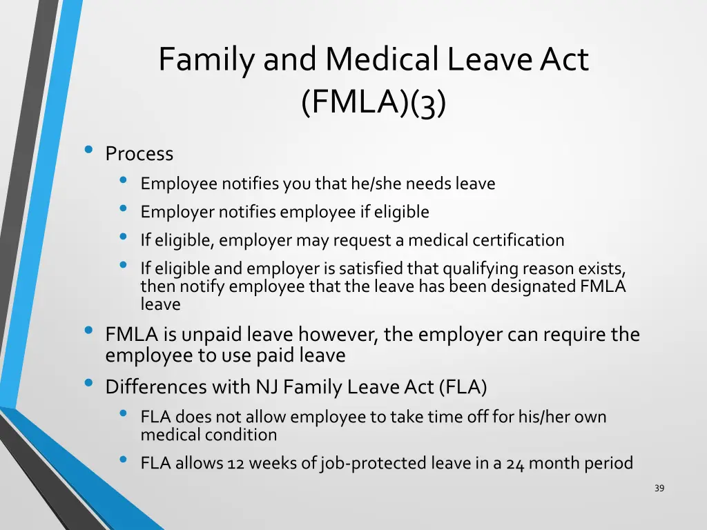 family and medical leave act fmla 3 process