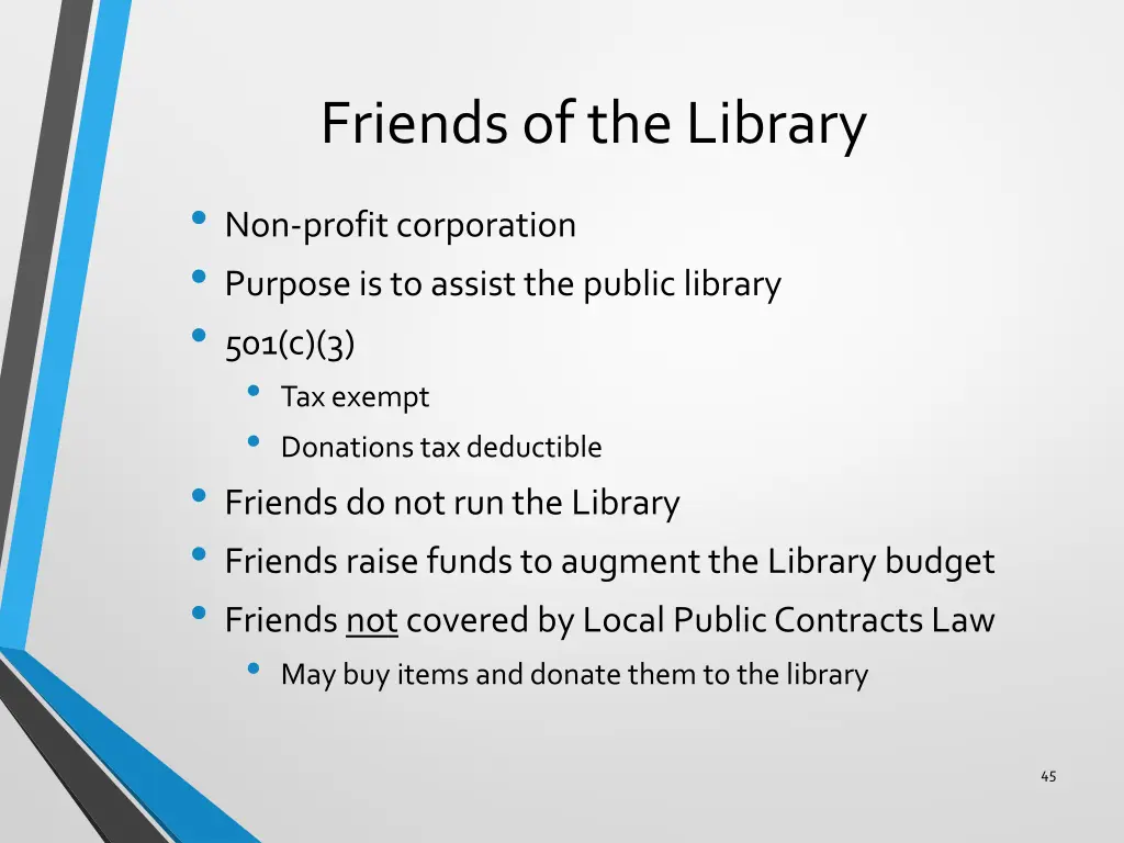friends of the library