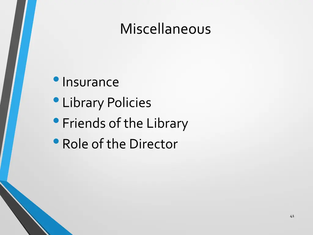 miscellaneous