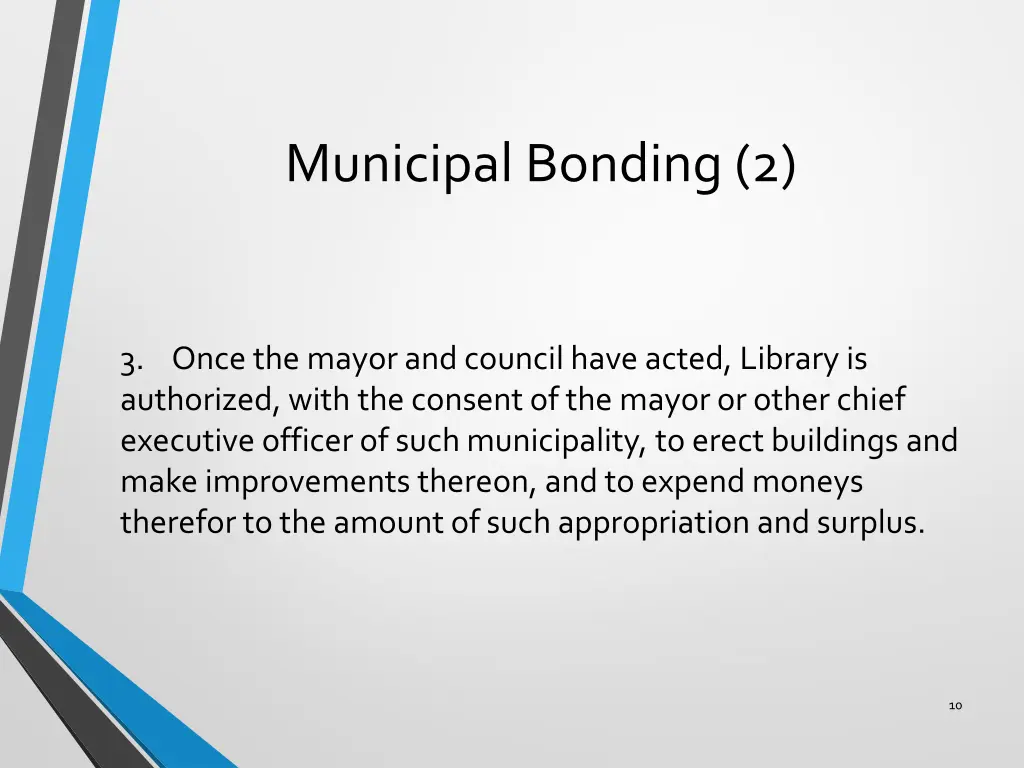 municipal bonding 2