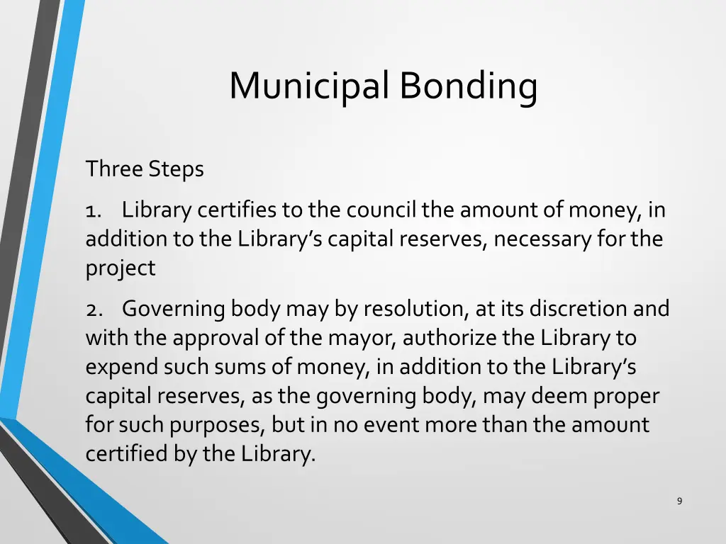 municipal bonding