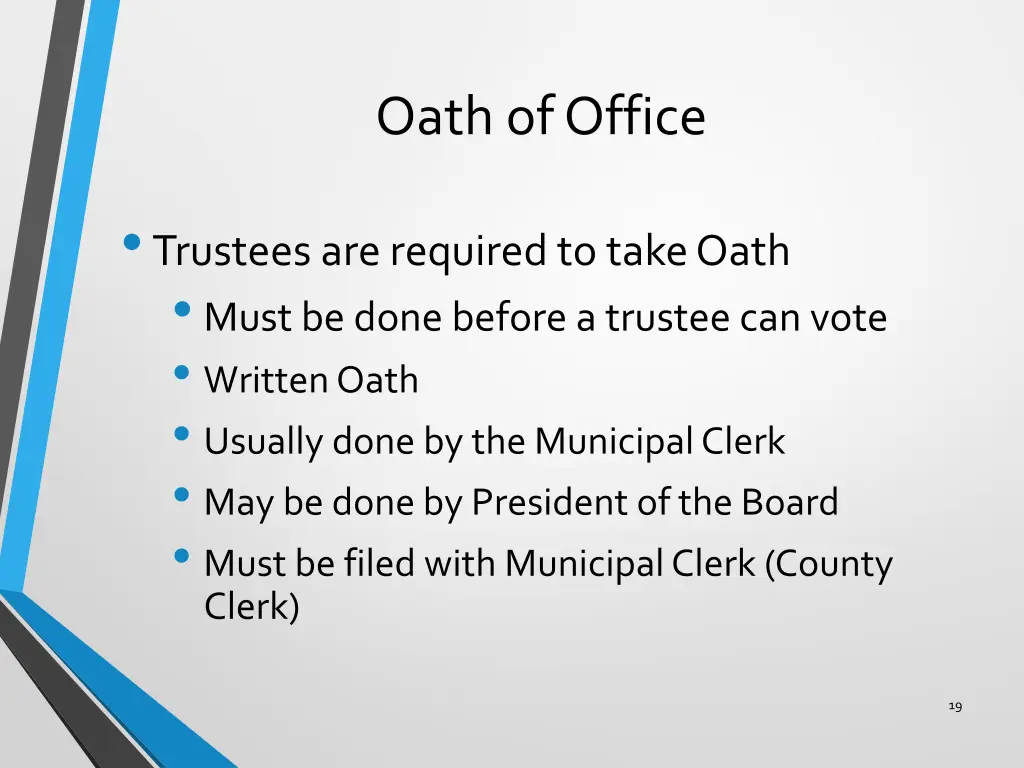 oath of office