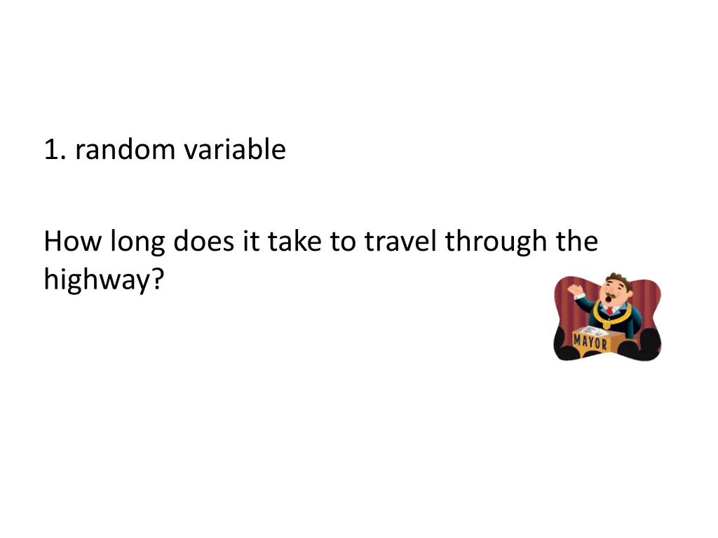 1 random variable