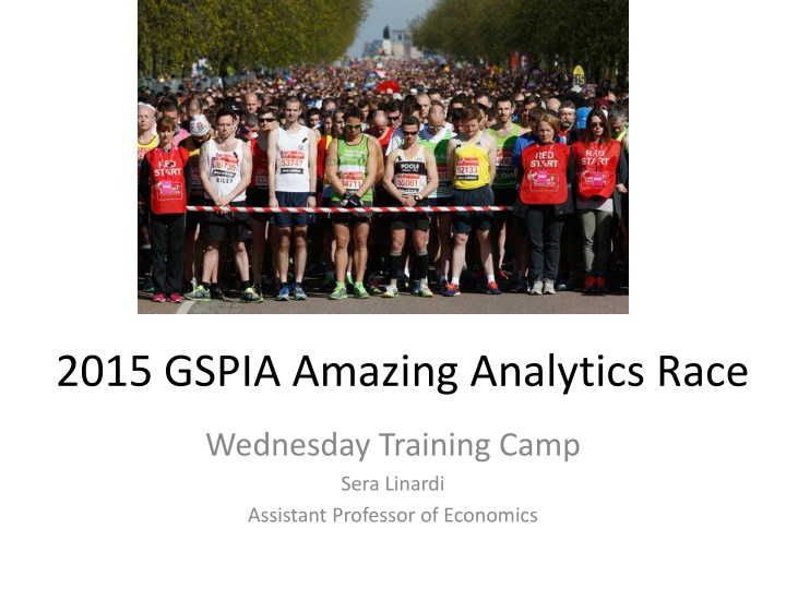2015 gspia amazing analytics race