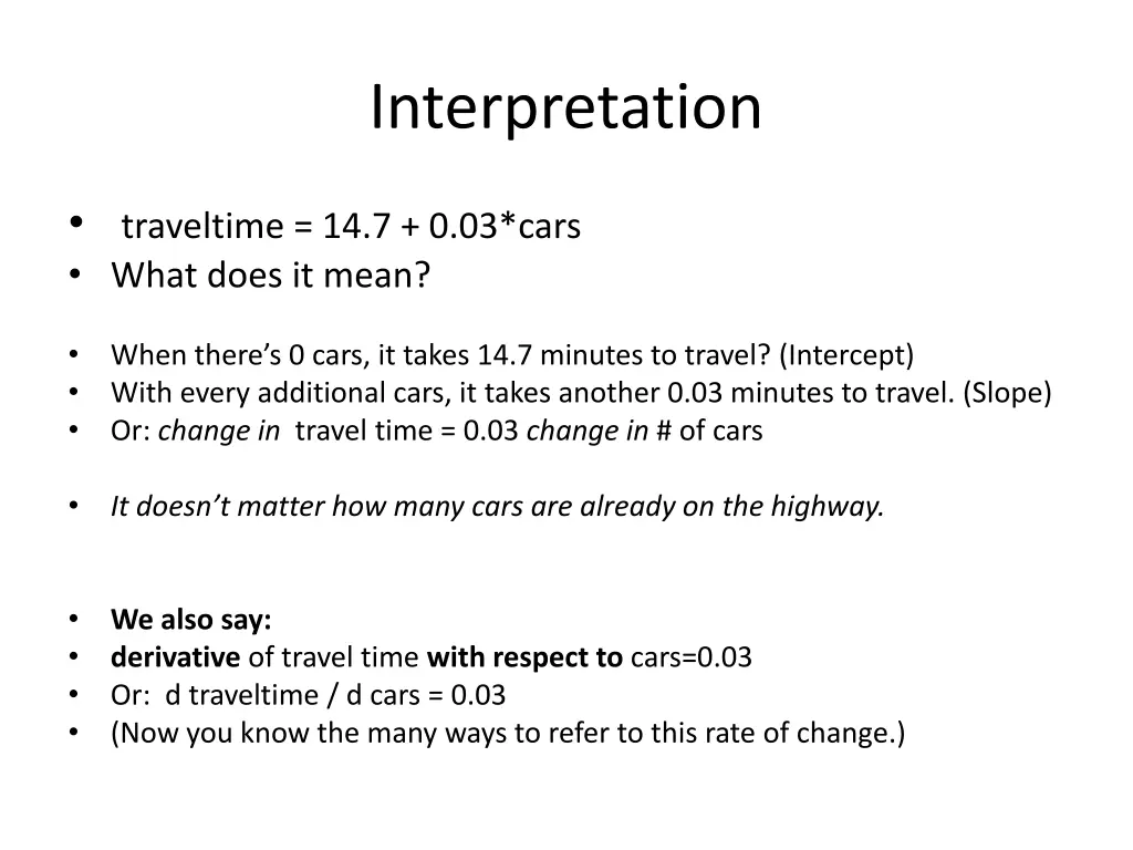 interpretation