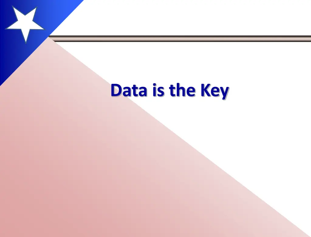 data is the key