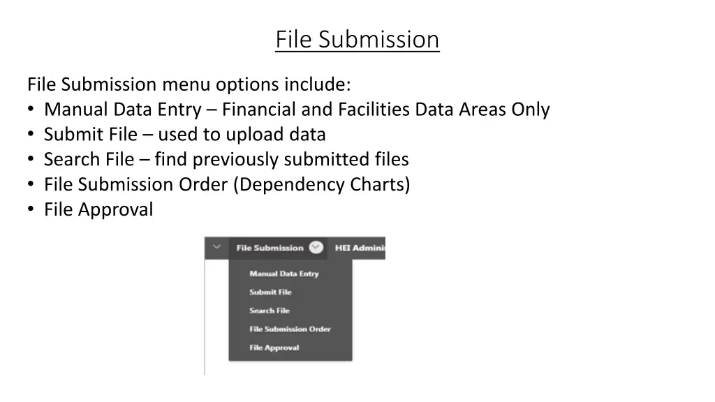 file submission