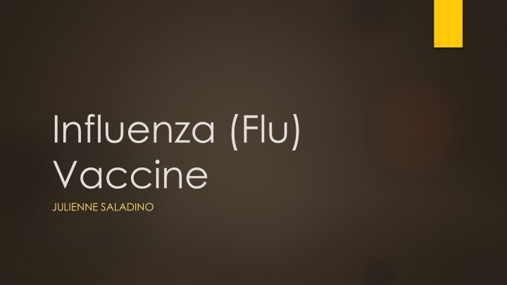 influenza flu vaccine julienne saladino