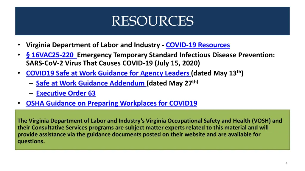 resources