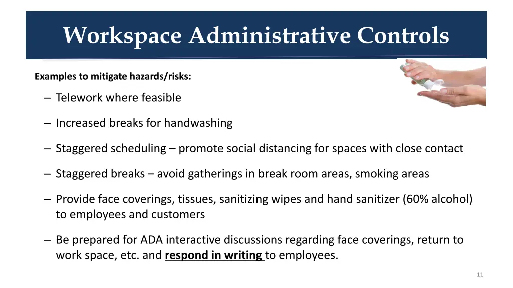 workspace administrative controls