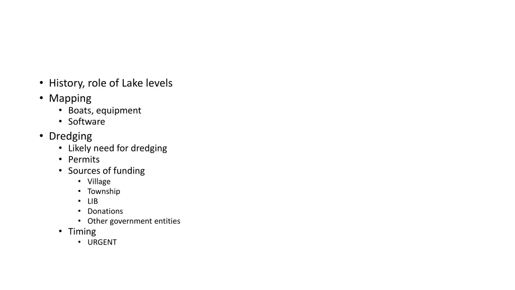 history role of lake levels mapping boats