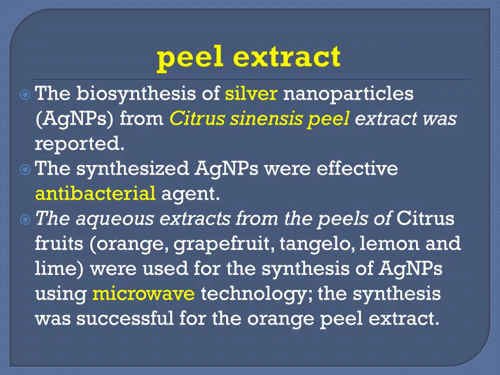 the biosynthesis of silver nanoparticles agnps