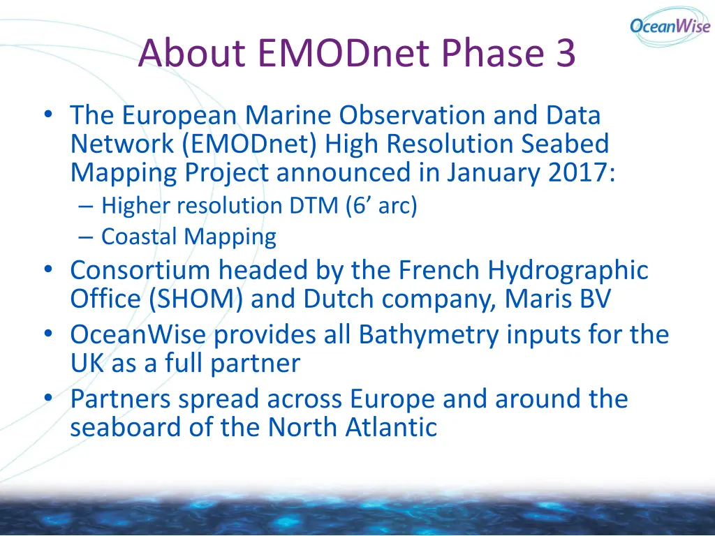 about emodnet phase 3