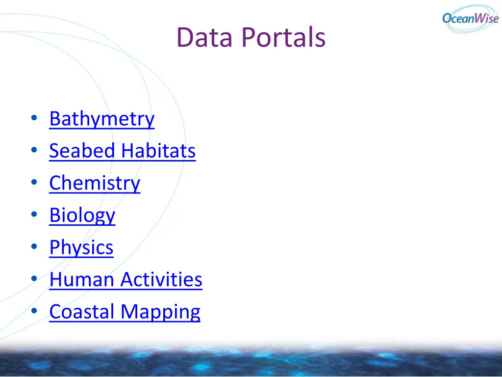 data portals