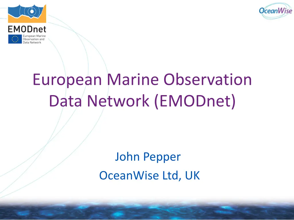 european marine observation data network emodnet