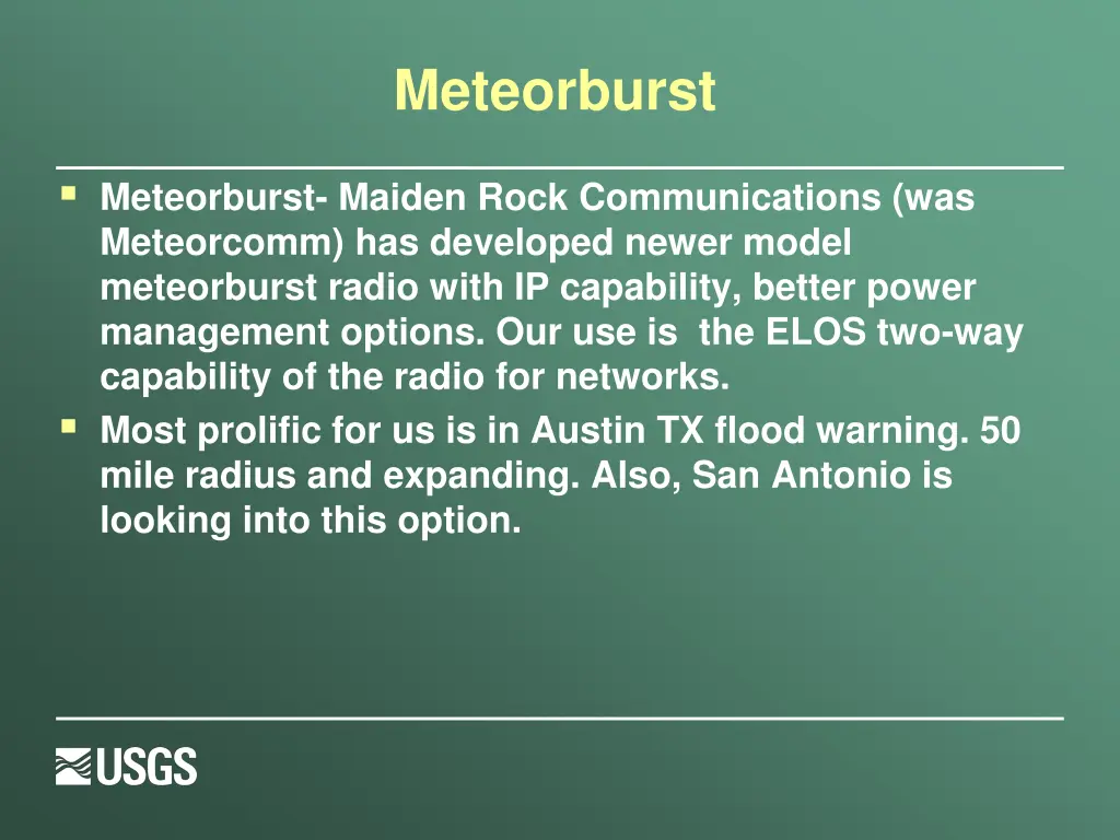 meteorburst