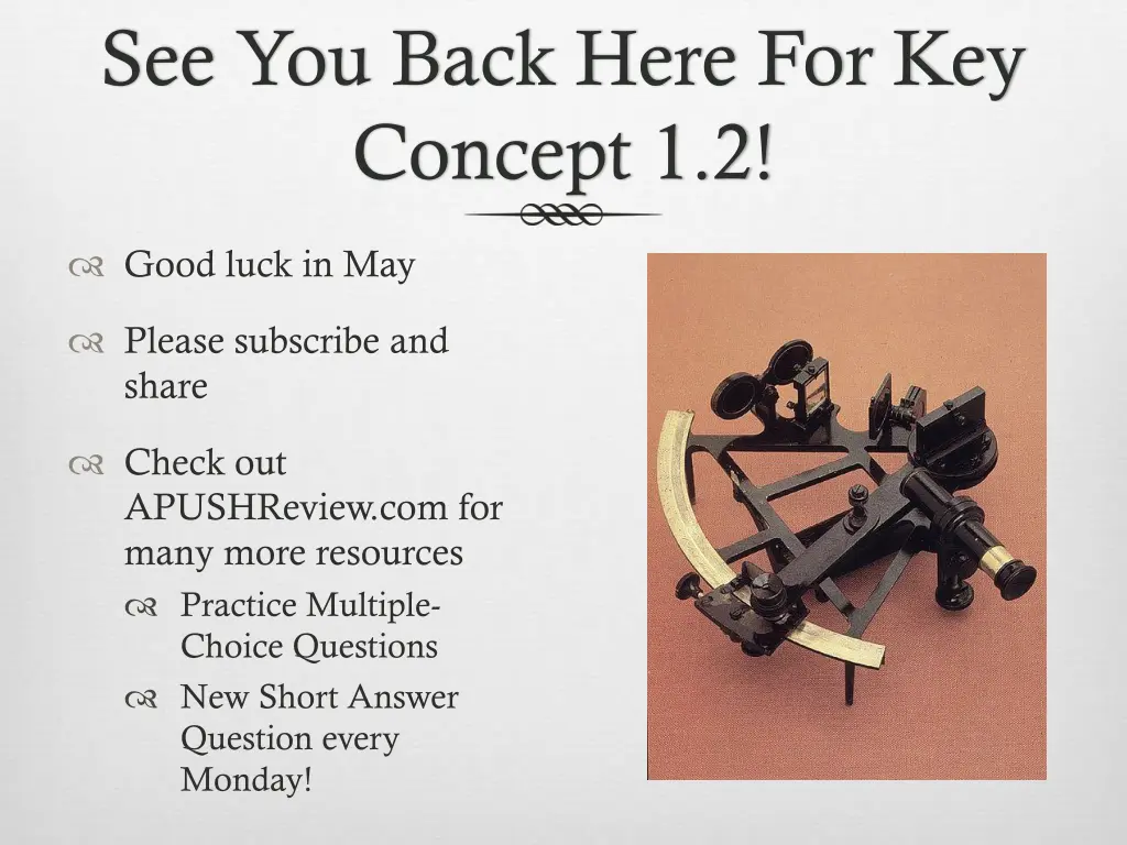 see you back here for key concept 1 2