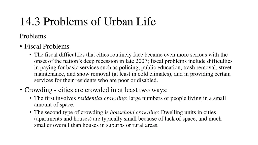 14 3 problems of urban life 2