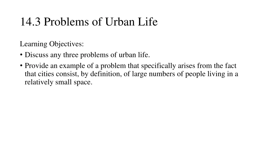 14 3 problems of urban life
