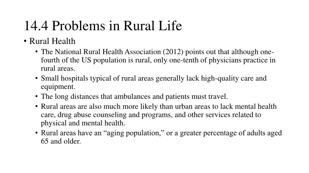 14 4 problems in rural life 2