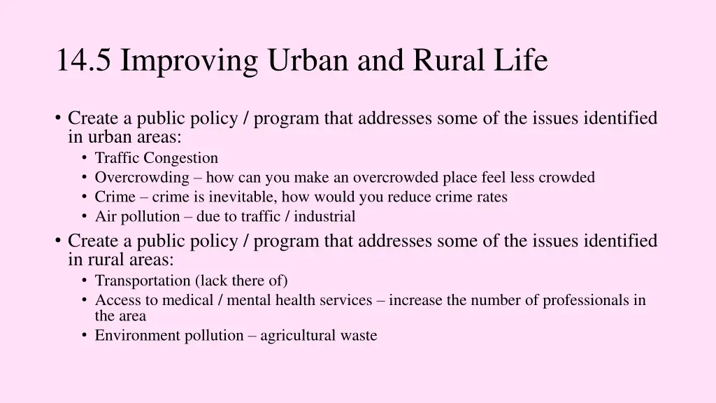 14 5 improving urban and rural life 1