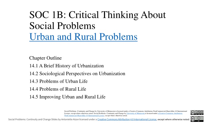 soc 1b critical thinking about social problems
