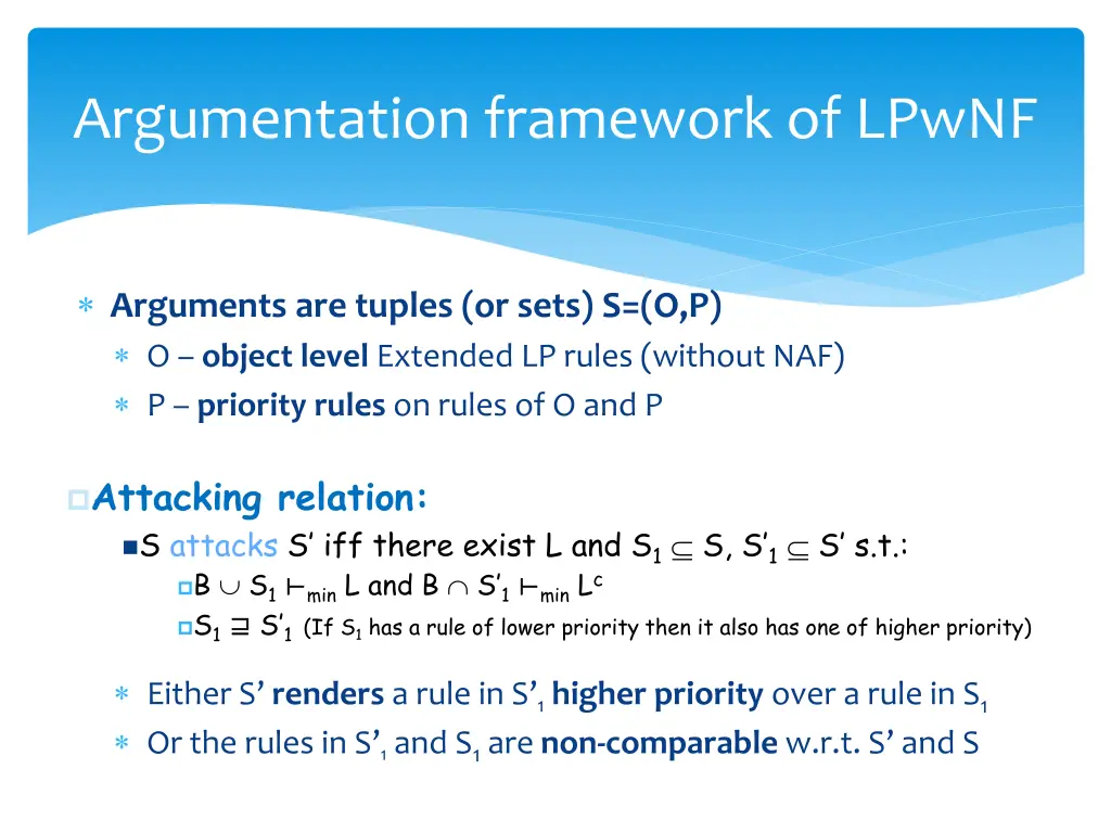 argumentation framework of lpwnf 1