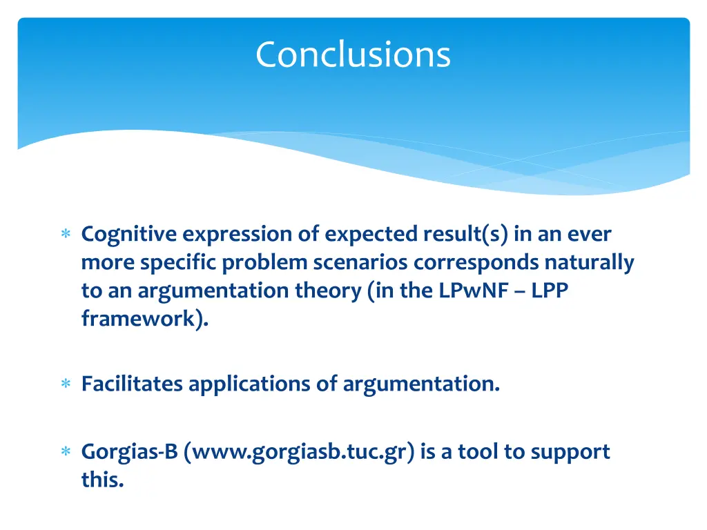 conclusions