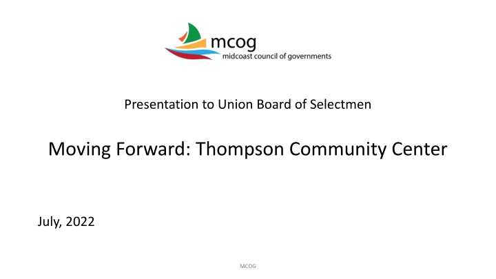 presentation to union board of selectmen