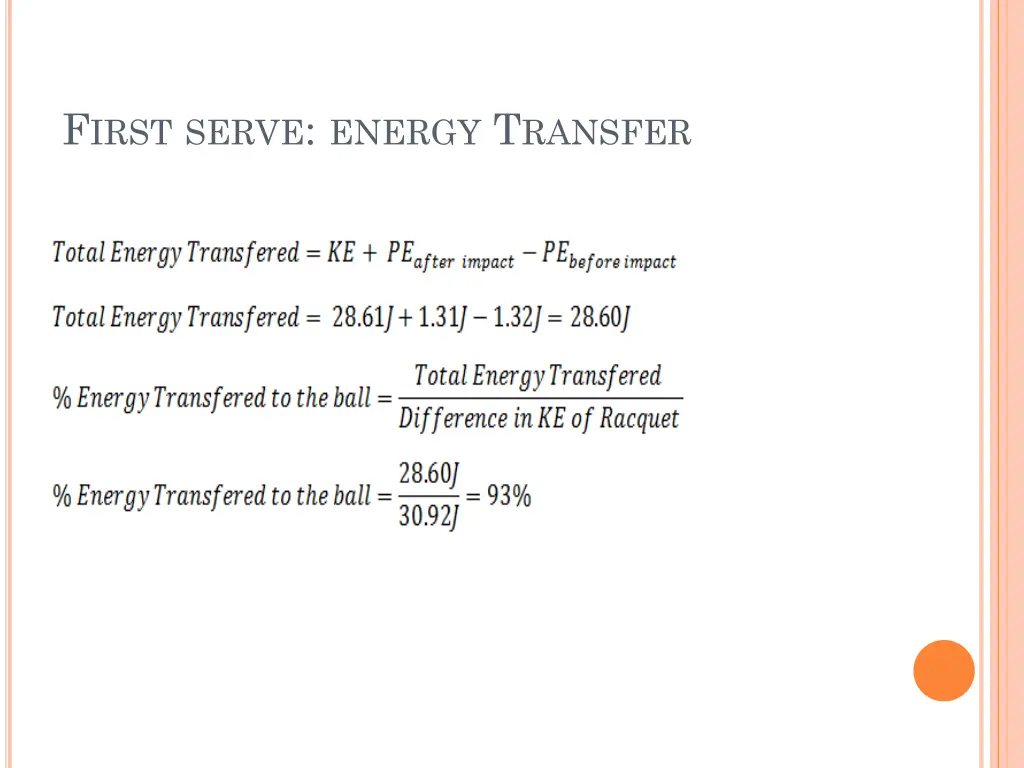 f irst serve energy t ransfer