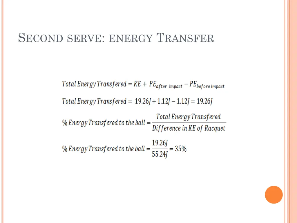 s econd serve energy t ransfer