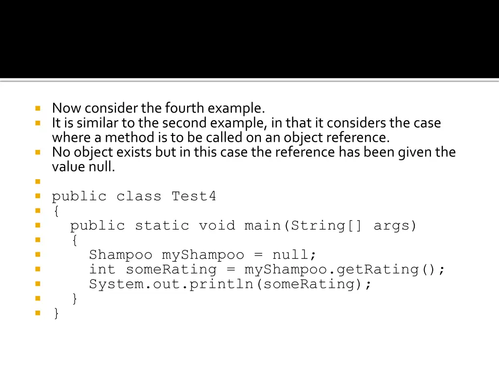 now consider the fourth example it is similar