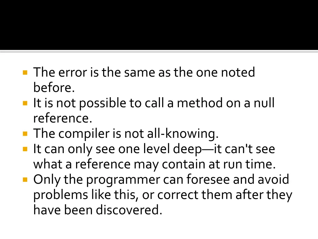 the error is the same as the one noted before